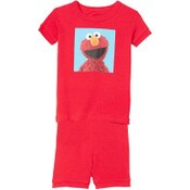 Wholesale - 6-12m BOYS SQUARE ELMO SHORT SET C/P 6, UPC: 196027189351